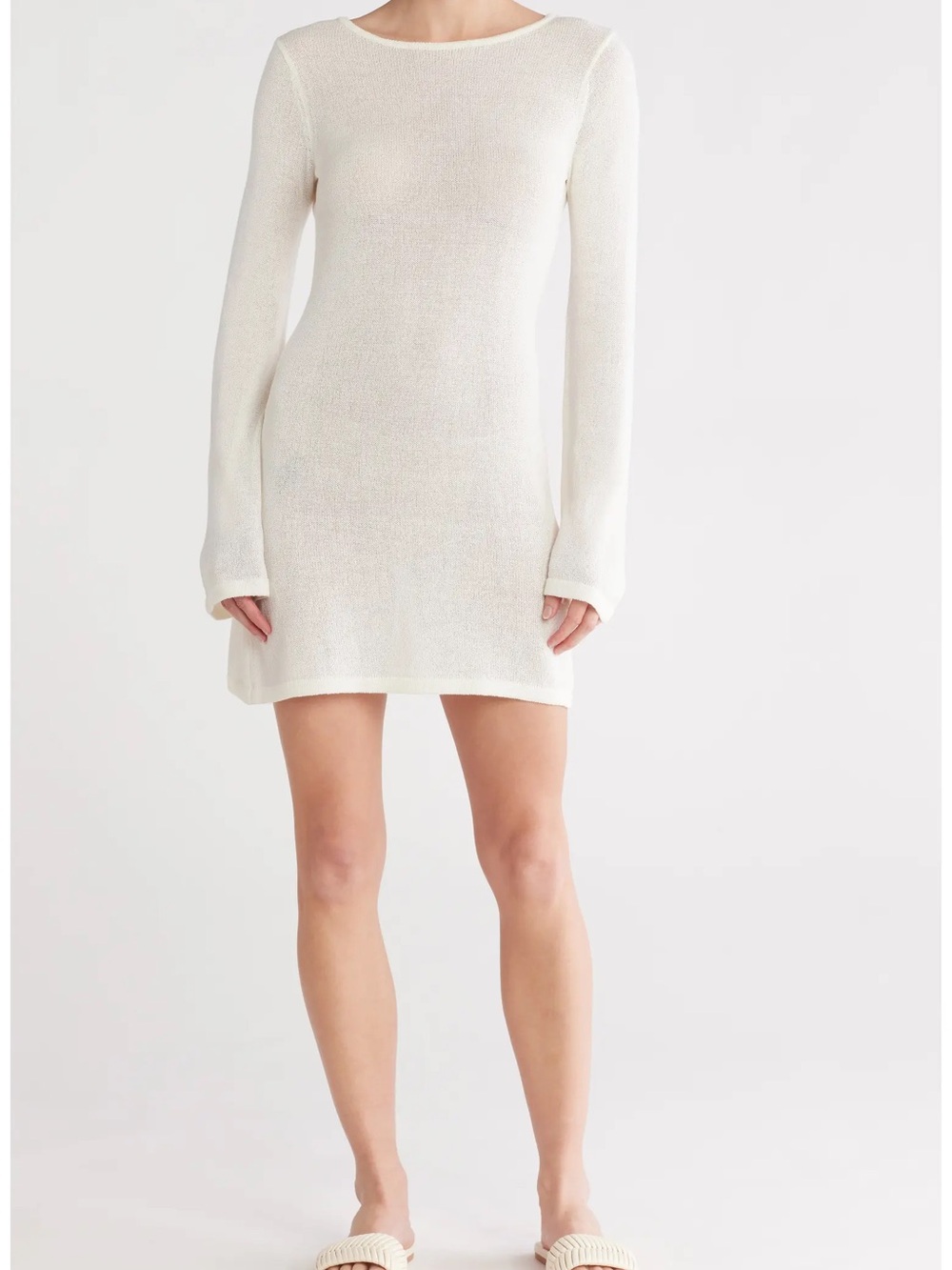 Lush long sleeve coverup dress